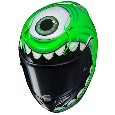 monster themed full face helmet.